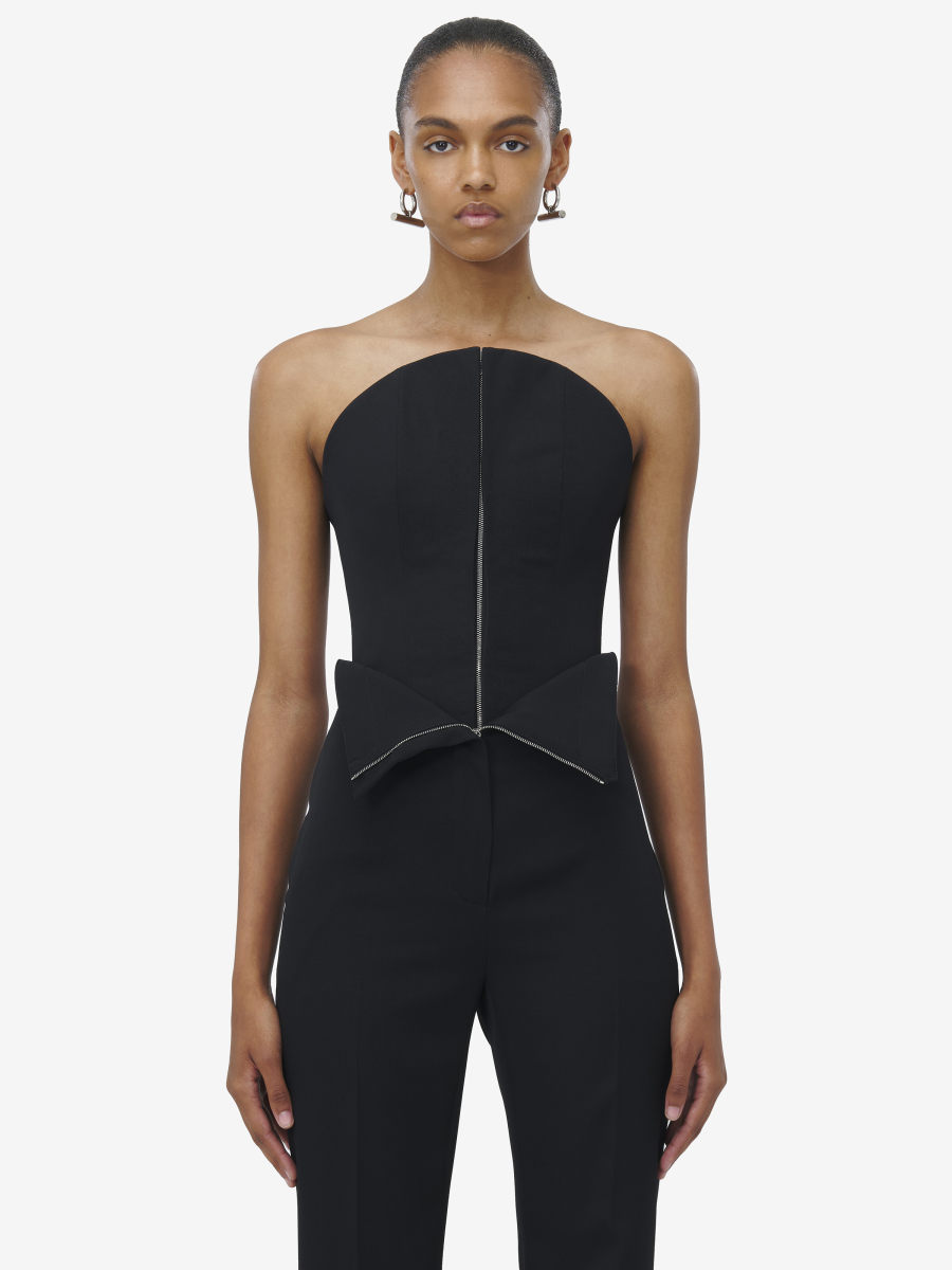 ALEXANDER MCQUEEN - Corset Top - Item 819107QJADA1000